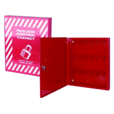 安赛瑞SAFEWARE 14733 锁具管理箱（空箱）红色粉末喷涂钢板,箱门可上锁,内置18个挂点,400×465×55mm