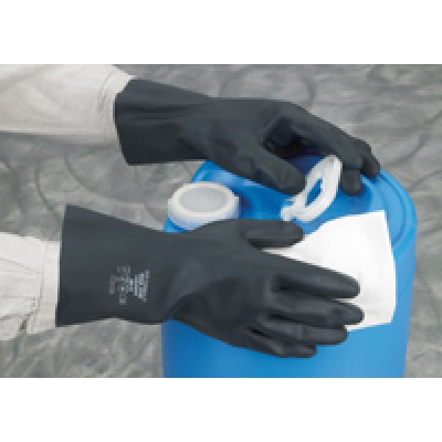雷克兰Lakeland EC30F 氯丁橡胶高性能防化手套耐磨舒适防护手套