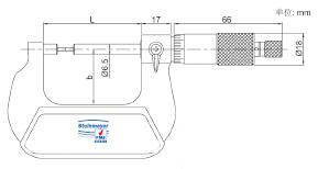 花键千分尺  Steinmeyer/施坦梅尔  76 323375B