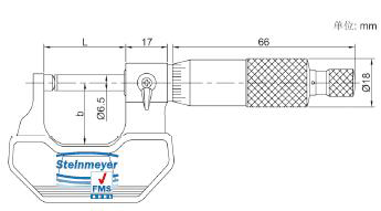 管壁厚千分尺  Steinmeyer/施坦梅尔  76 326025S