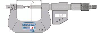 数显齿轮外径千分尺(不含测头)  Steinmeyer/施坦梅尔  76 5230639