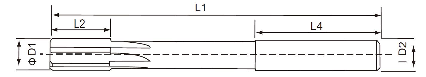 直槽铰刀  Steinmeyer/施坦梅尔  76 6662180