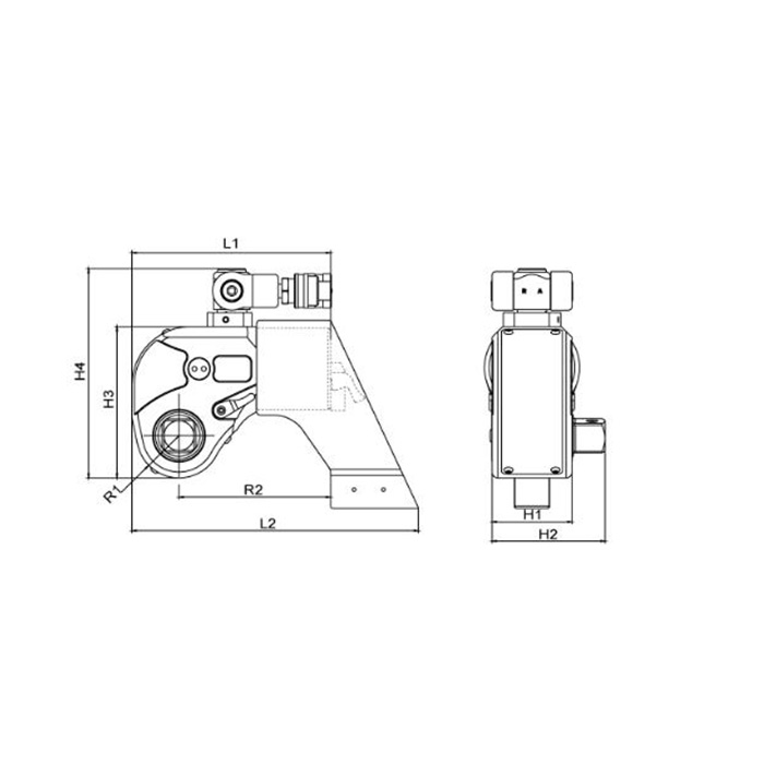 驱动型液压扭矩扳手  Ansell/安司尔  KT9-900-750