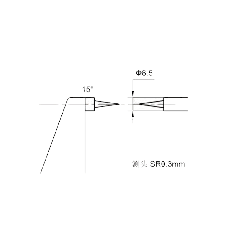 数显尖头千分尺  baty/贝迪  BT2-300-591