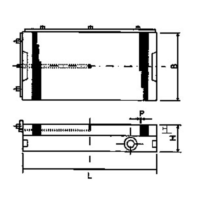 矩形钢永磁吸盘  baty/贝迪  BT3-500-96