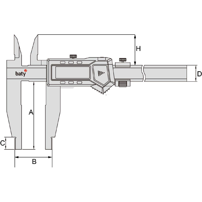 数显卡尺  baty/贝迪  BT6-100-155