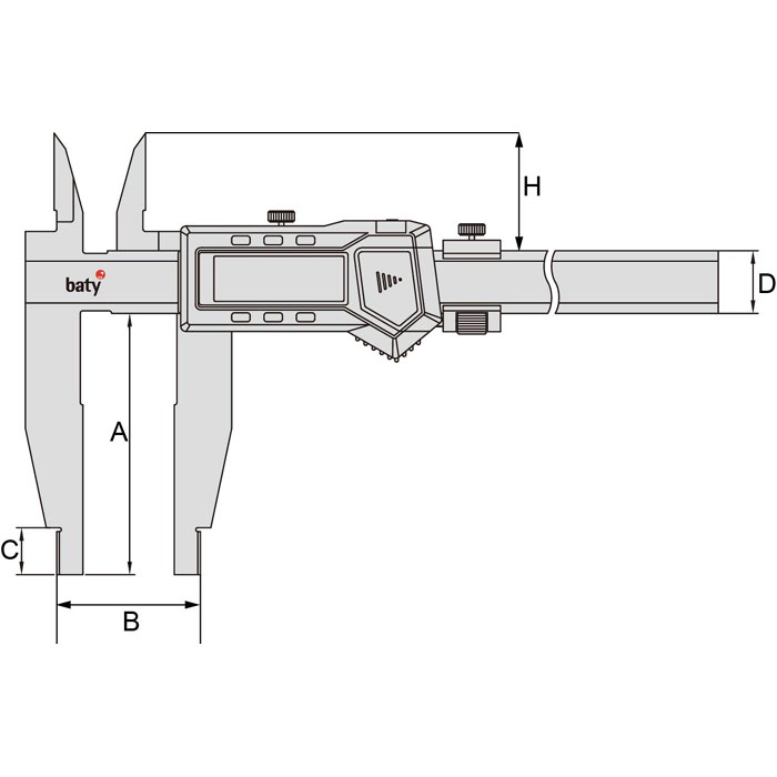 数显卡尺  baty/贝迪  BT6-100-177