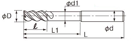 铣刀开槽长柄型  EXACT/赛特  0665-046-3mm