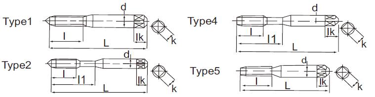 长柄挤压丝锥  EXACT/赛特  06662-609