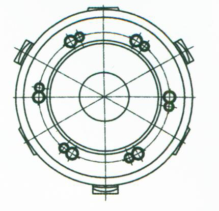 D型短锥三爪自定心卡盘250mm  FORANT/泛特  88210175