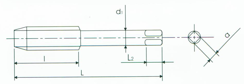 高速钢直管螺纹丝锥G1/4