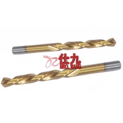 西玛C-MART A0100-14.0全磨镀钛双后角麻花钻14.0mm 高速钢