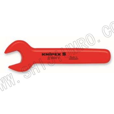 绝缘公制开口扳手 凯尼派克 KNIPEX 98 00 12