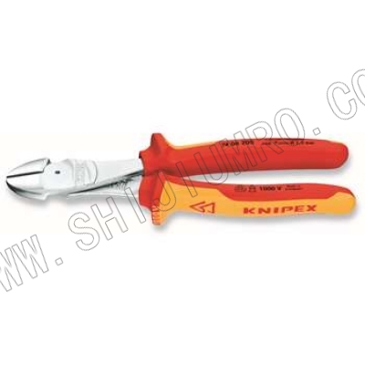 省力型绝缘斜嘴钳 凯尼派克 KNIPEX 74 07 250