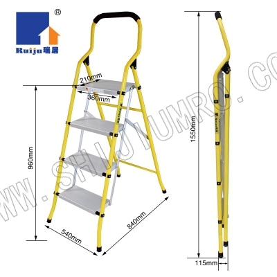 瑞居4阶钢铝家用梯 瑞居-ruiju SL-40