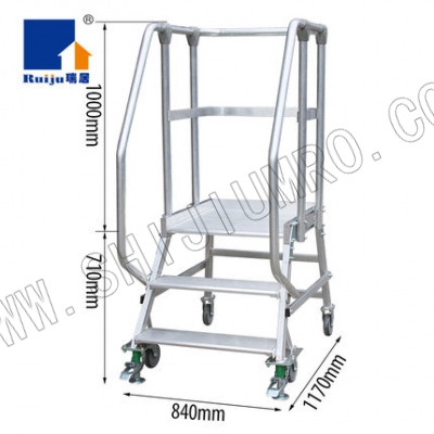 瑞居3步铝合金移动梯  瑞居-ruiju  FP3