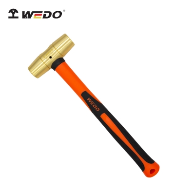 维度WEDO黄铜塑柄圆鼓锤BR2103A 规格12-10磅